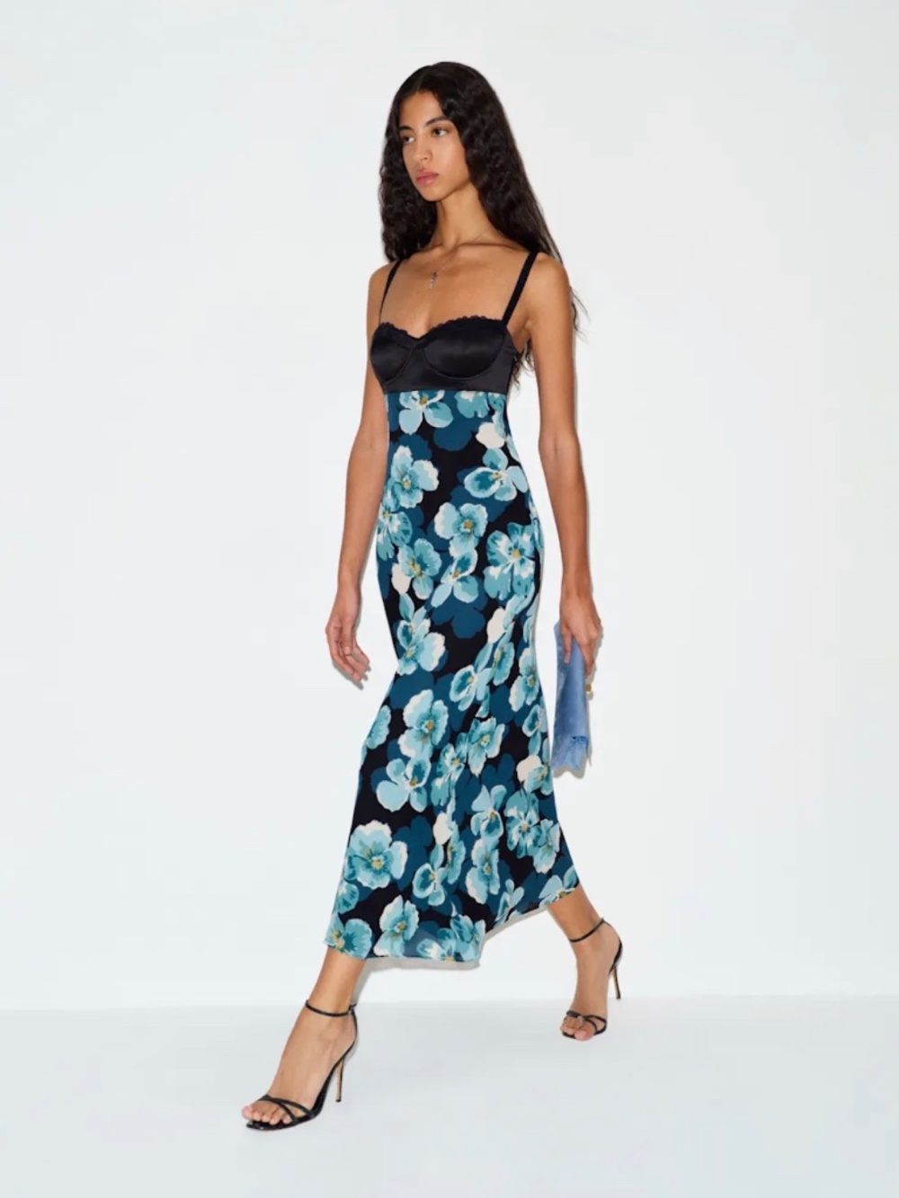 Reformation Breanne Dress Blue - Size 0